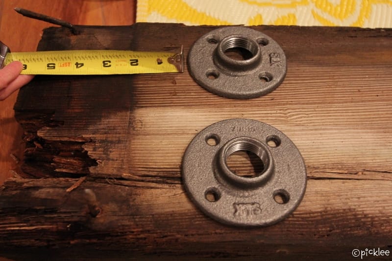 DIY Pipe Table Legs Wood with Iron