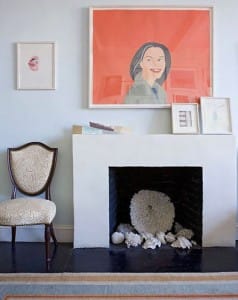 coral fireplace