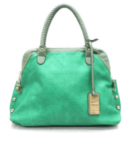 mint green handbag