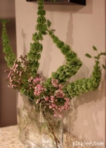bells of ireland lavender st patricks day floral