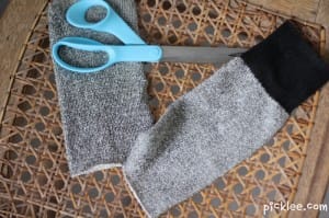 how to make sock monkey arms legs 6