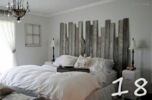recycled fence headboard 18