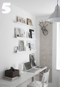 rustic earthy white office 5
