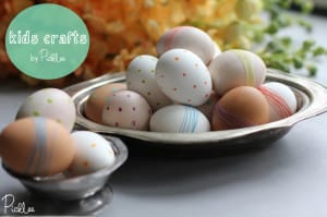 diy natural easter eggs string wrapped