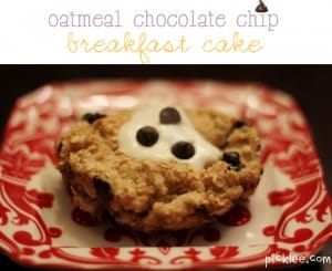 oatmeal chocolate chip breakfast cake1