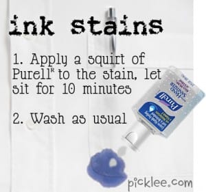 remove ink stains diy