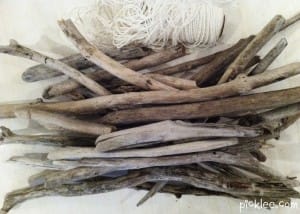 sticks for driftwood fish