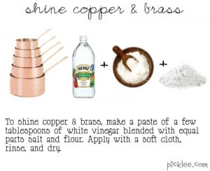shine copper brass