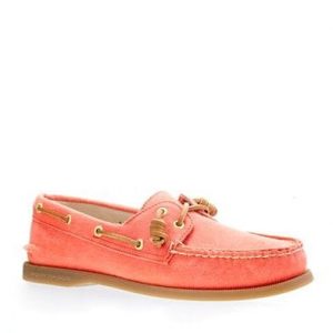 jcrew womans sperry boat shoes cerise color