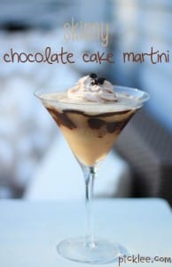skinny choc cake martini