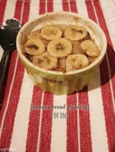 banana bread pudding