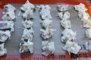 chopped mushroom phyllo bundles2