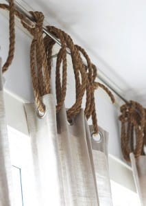 rope curtain rings