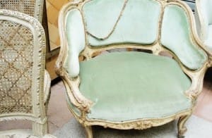 mint french antique chair