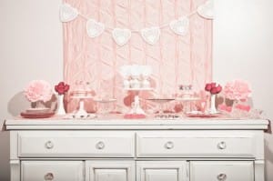 valentines party candy bar