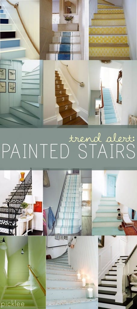 painted stairs diy tutorial