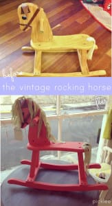 vintage rocking horse