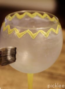 diy frosted wine glasses 1