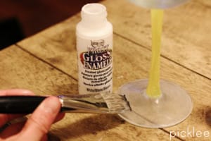 diy frosted wine glasses 2