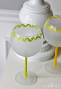 diy frosted wine glasses 6