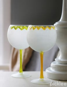 diy frosted wine glasses 7
