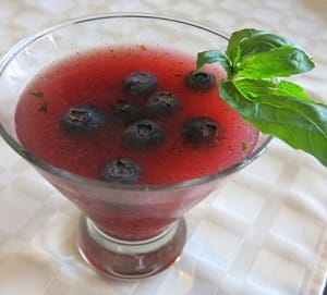 blueberry martini