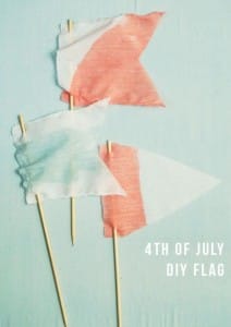 fouth july diy flags
