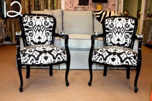 black lacquer side chairs 12