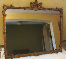 vintage gold mirror