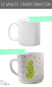 anthro inspired monogram mugs