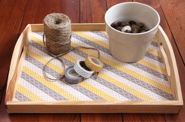 Washi Tape Serving Tray