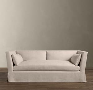 belgin linen slipcover sofa
