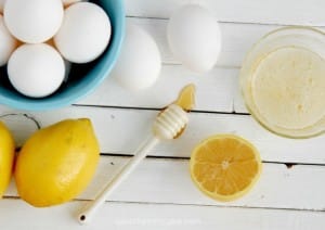 honey lemon egg white diy mask homemade 4 624x442