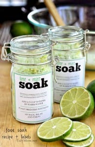 lime mint bath salts