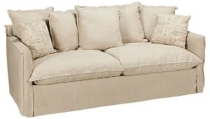 linen slipcover sofa