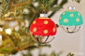 diy jingle bell ornaments