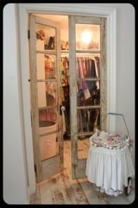 vintage closet doors