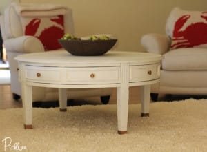 chalk painted coffee table 3