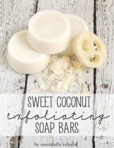 coconut exfoliating soap bars