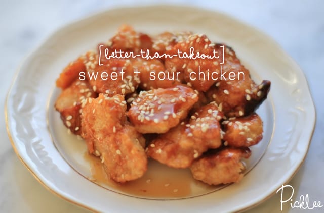 better than takeout sweet and sour chicken