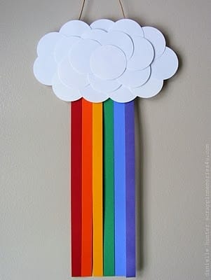 paper rainbow diy