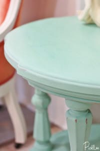 robins egg paint coffee table chalk paint