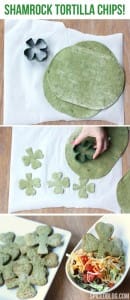 st pattys day tortilla chips