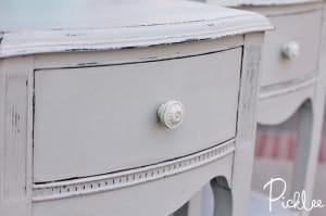 before after chalk paint nightstands dove grey3