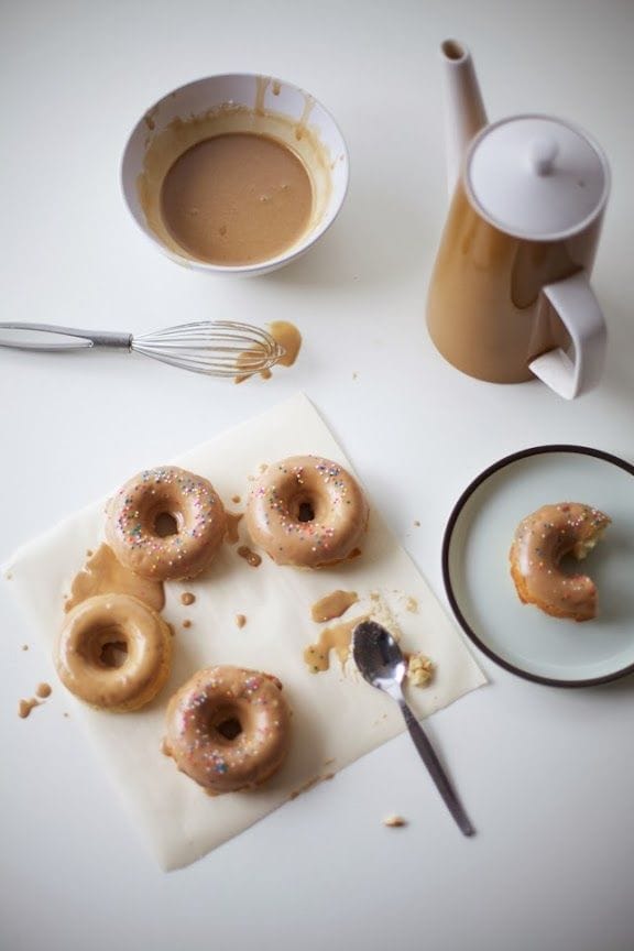 coffee glazed donuts