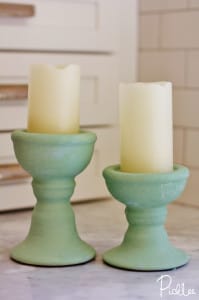 diy crackle paint candle holders7