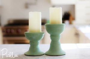 diy crackle paint candle holders8