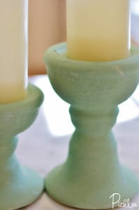 diy crackle paint candle holders9