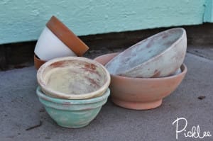 diy terracotta pots chalk paint french country4