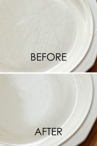 remove plate scratches